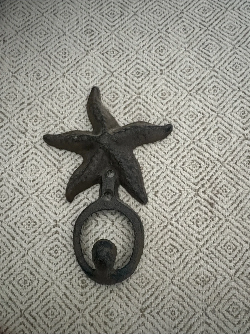 Cast Iron Starfish Wall Hook